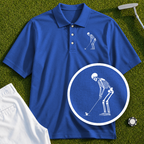 Skeleton Golfer Performance Polo