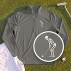 Skeleton Golfer Quarter Zip