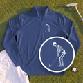 Skeleton Golfer Quarter Zip
