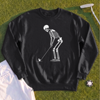 Skeleton Golfer Sweatshirt
