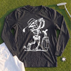 Skeleton Golfing! Long Sleeve Tee