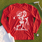 Skeleton Golfing! Long Sleeve Tee