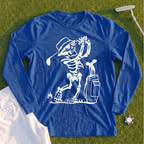 Skeleton Golfing! Long Sleeve Tee