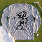 Skeleton Golfing! Long Sleeve Tee