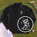 Skeleton Golfing! Quarter Zip