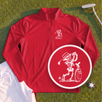 Skeleton Golfing! Quarter Zip