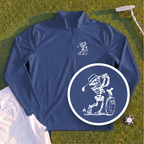 Skeleton Golfing! Quarter Zip