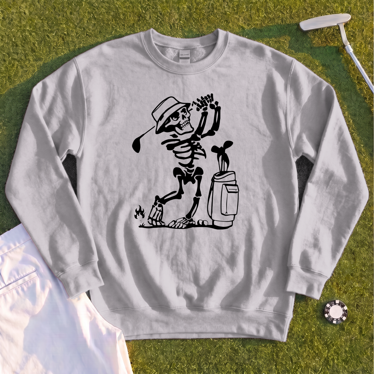 Skeleton Golfing! Sweatshirt