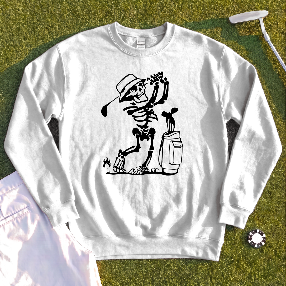 Skeleton Golfing! Sweatshirt