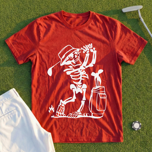 Skeleton Golfing! Tee