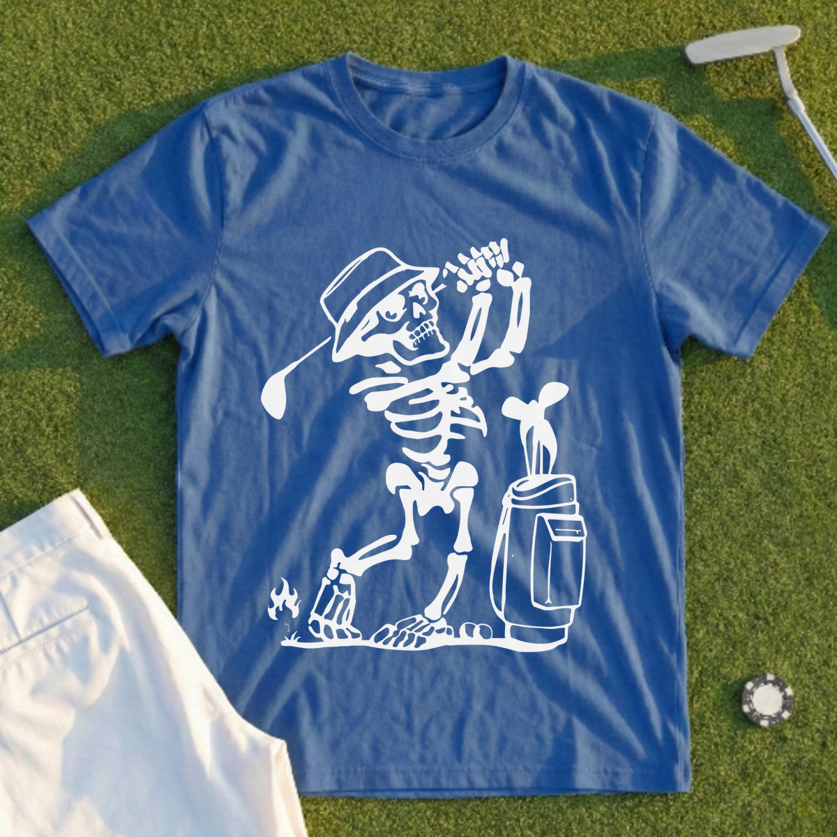 Skeleton Golfing! Tee