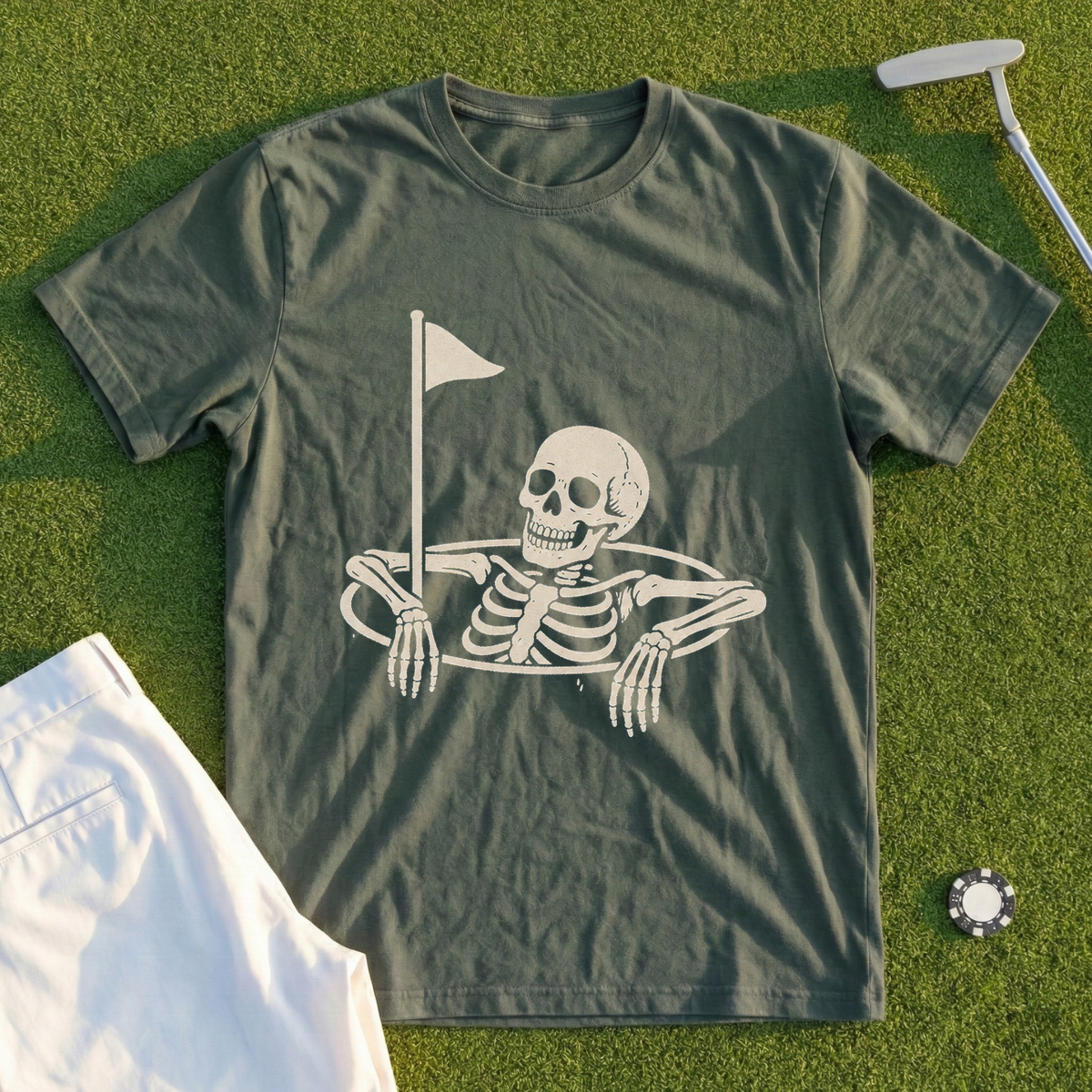 Skeleton In The Cup Tee