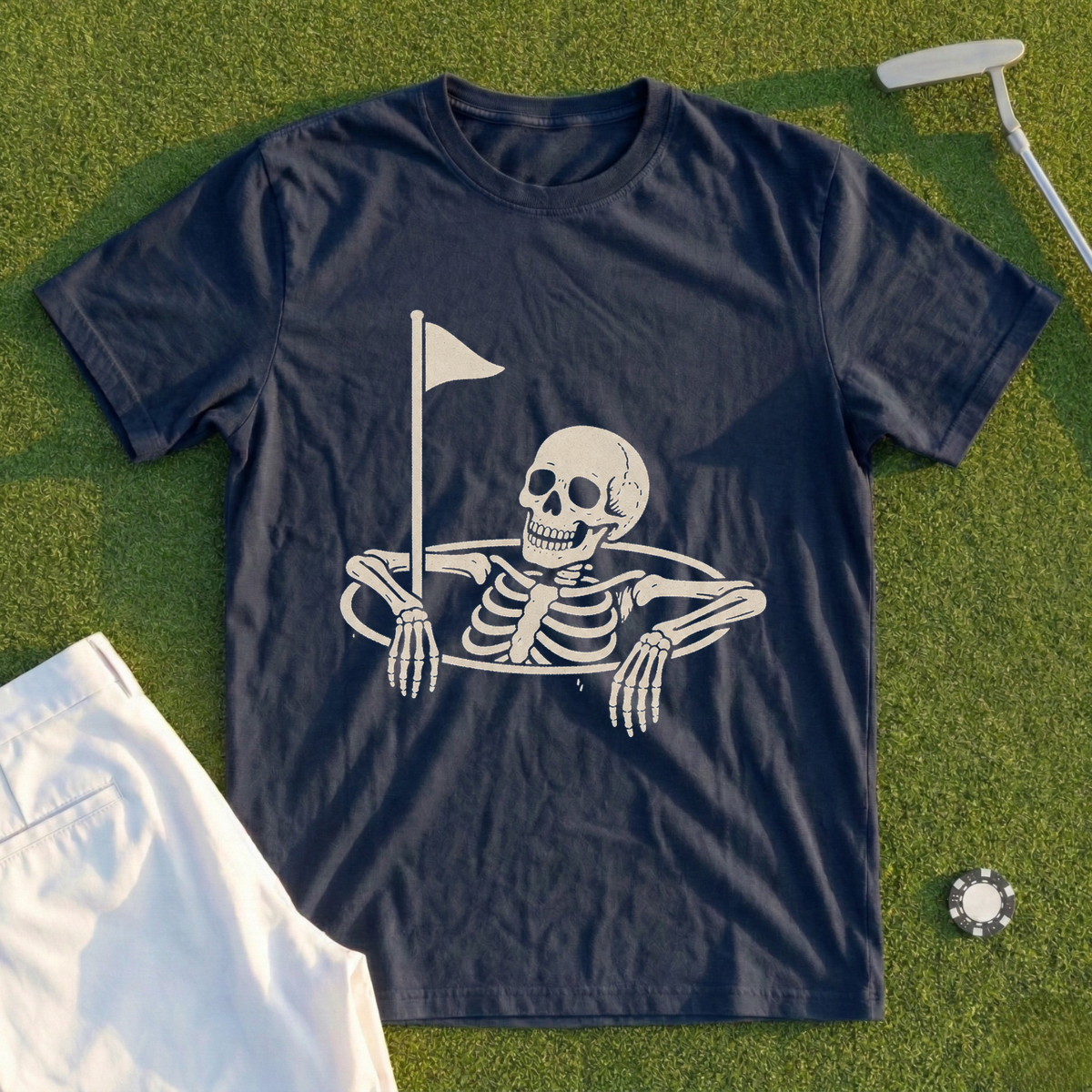Skeleton In The Cup Tee