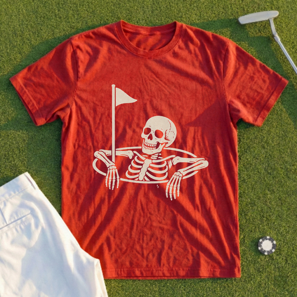 Skeleton In The Cup Tee