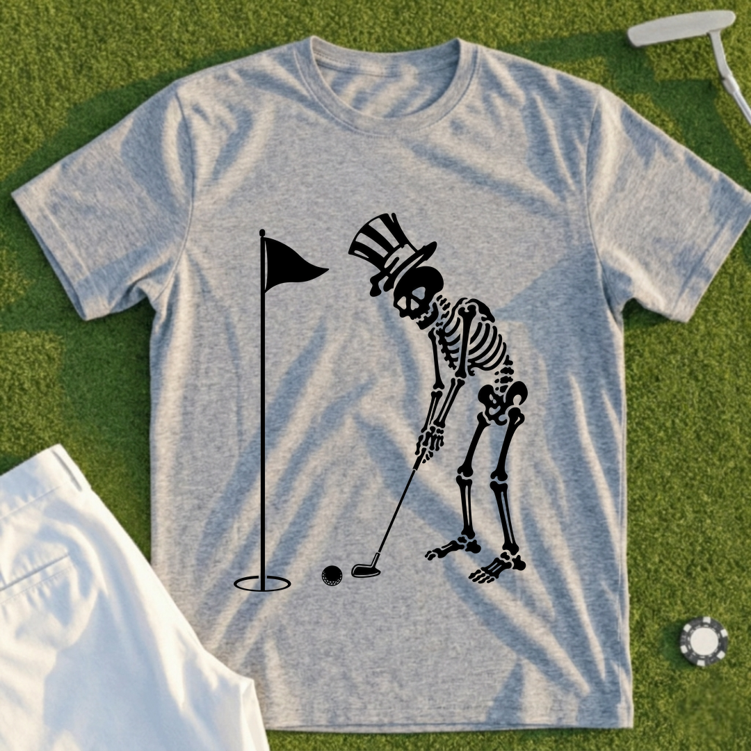 Skeleton Sinking Putt Tee