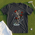 Skeleton Swing Christmas Tee