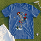 Skeleton Swing Christmas Tee