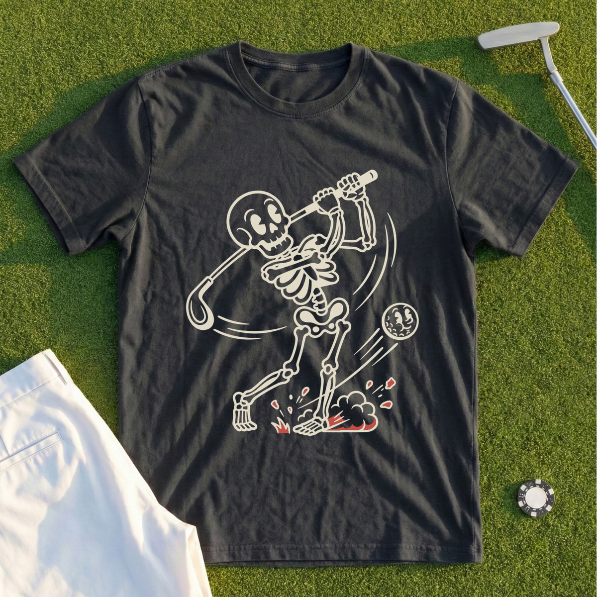 Skeleton Swing Line Tee
