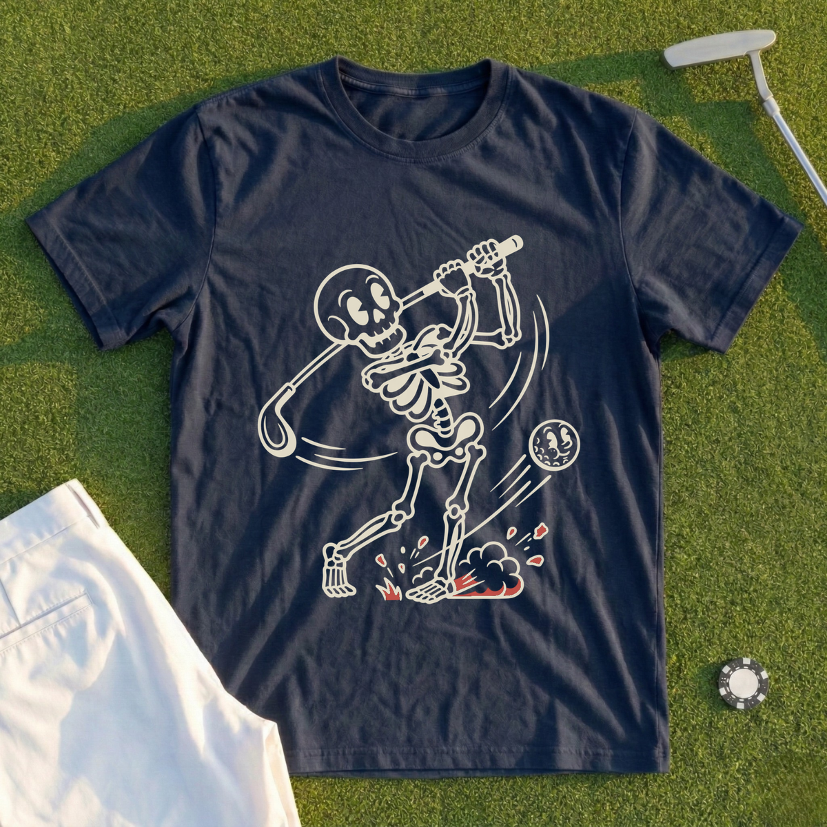 Skeleton Swing Line Tee