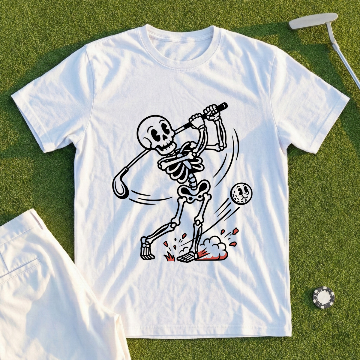Skeleton Swing Line Tee