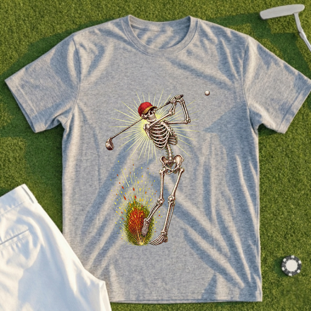 Skeleton Swing Sunburst Tee