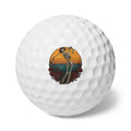 Skeleton Swing Sunset Golf Balls