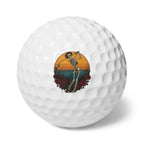 Skeleton Swing Sunset Golf Balls