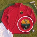 Skeleton Swing Sunset Quarter Zip