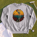 Skeleton Swing Sunset Sweatshirt