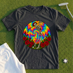 Skeleton Swing Sunset Tie-Dye Tee