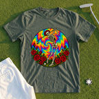 Skeleton Swing Sunset Tie-Dye Tee