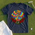 Skeleton Swing Sunset Tie-Dye Tee