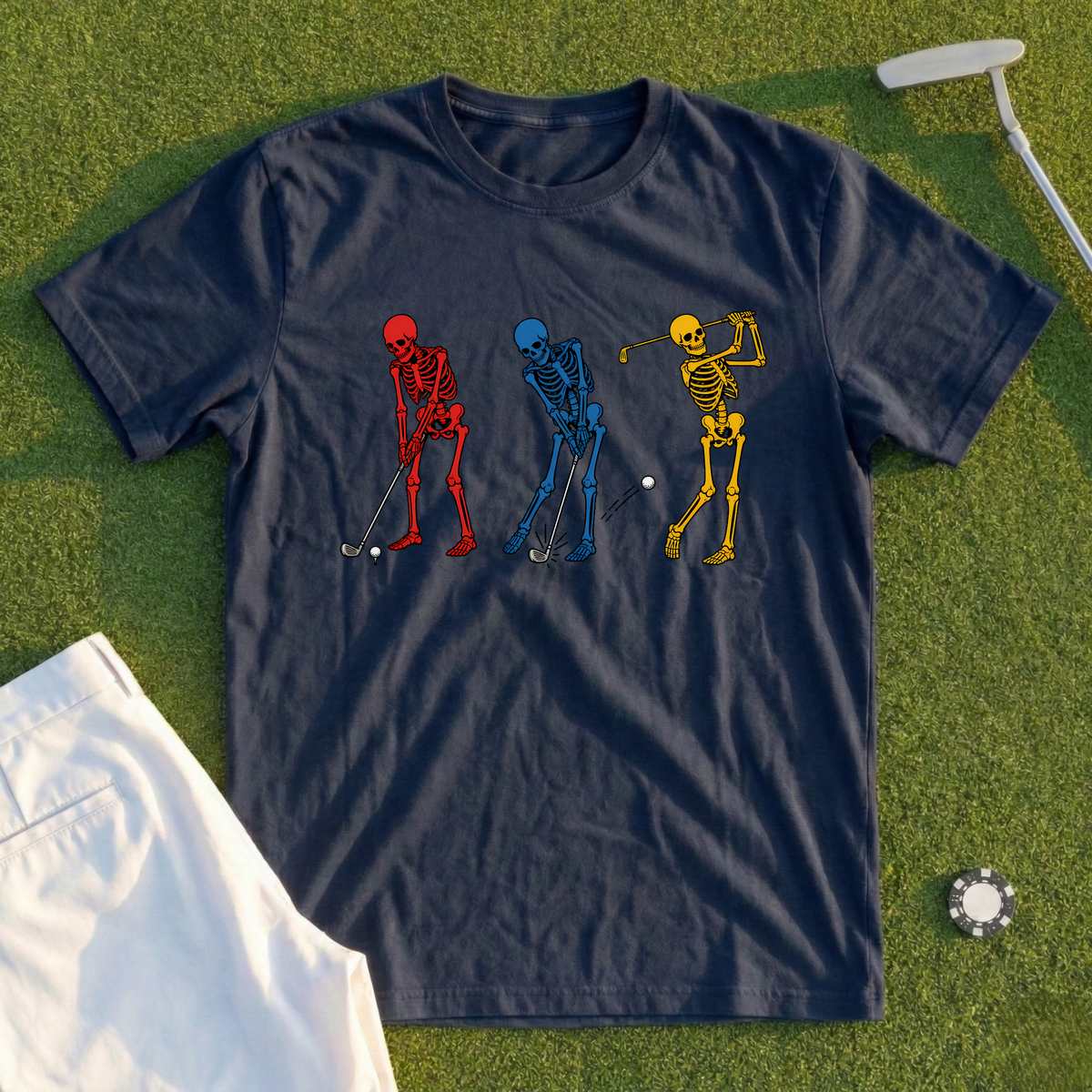 Skeletons Swing Line Tee
