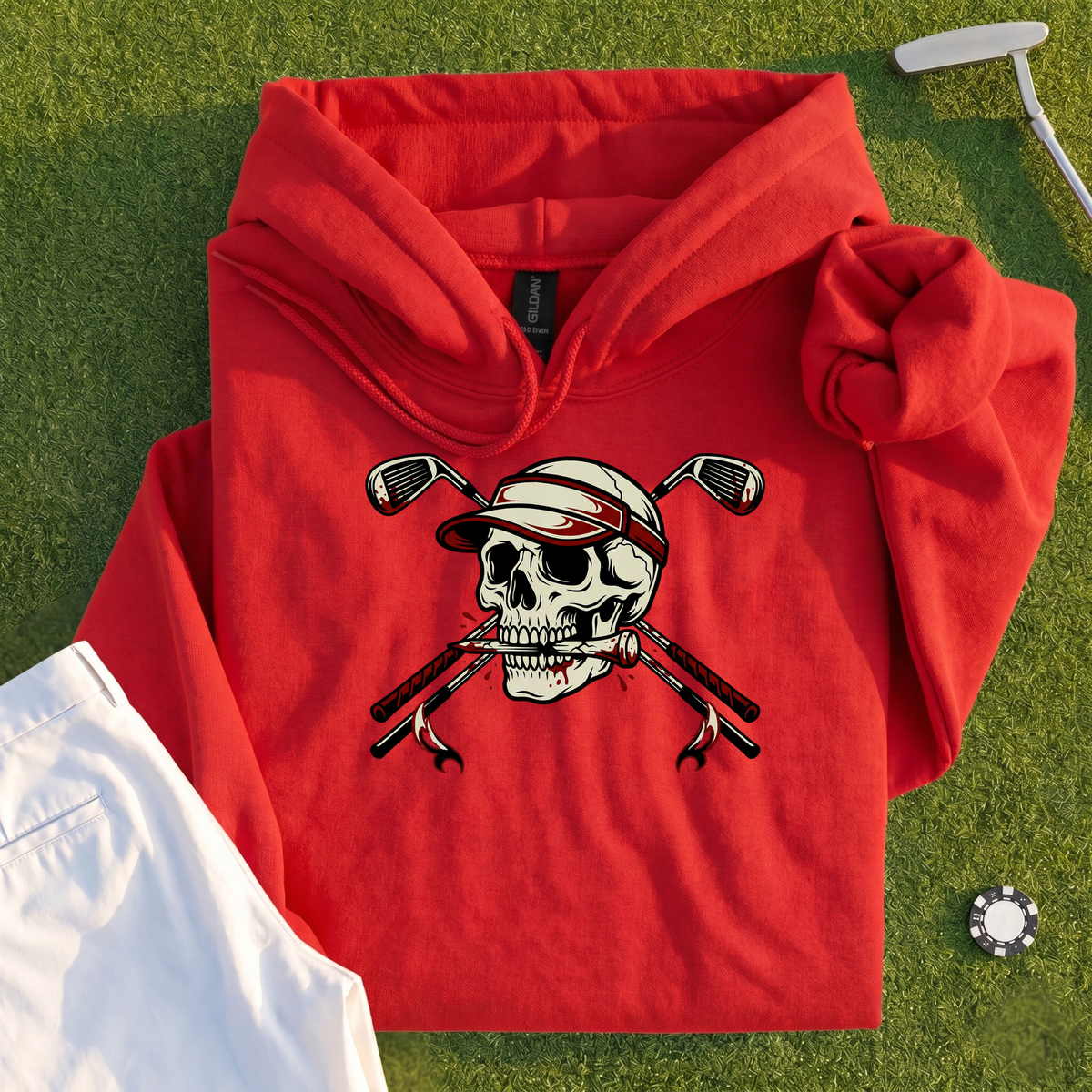 Skull and Cross Clubs Color Hoodie