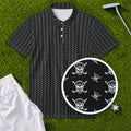 Skull And Cross Clubs Performance Print Polo