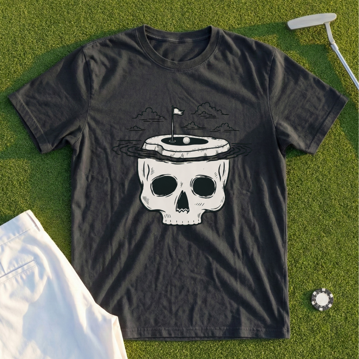 Skull Island Green Tee