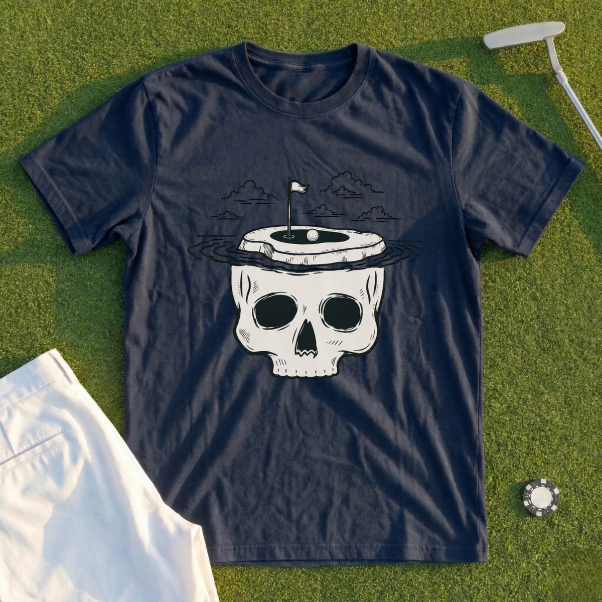 Skull Island Green Tee