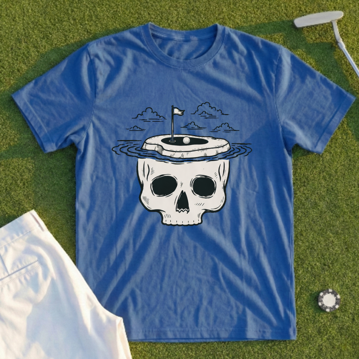 Skull Island Green Tee