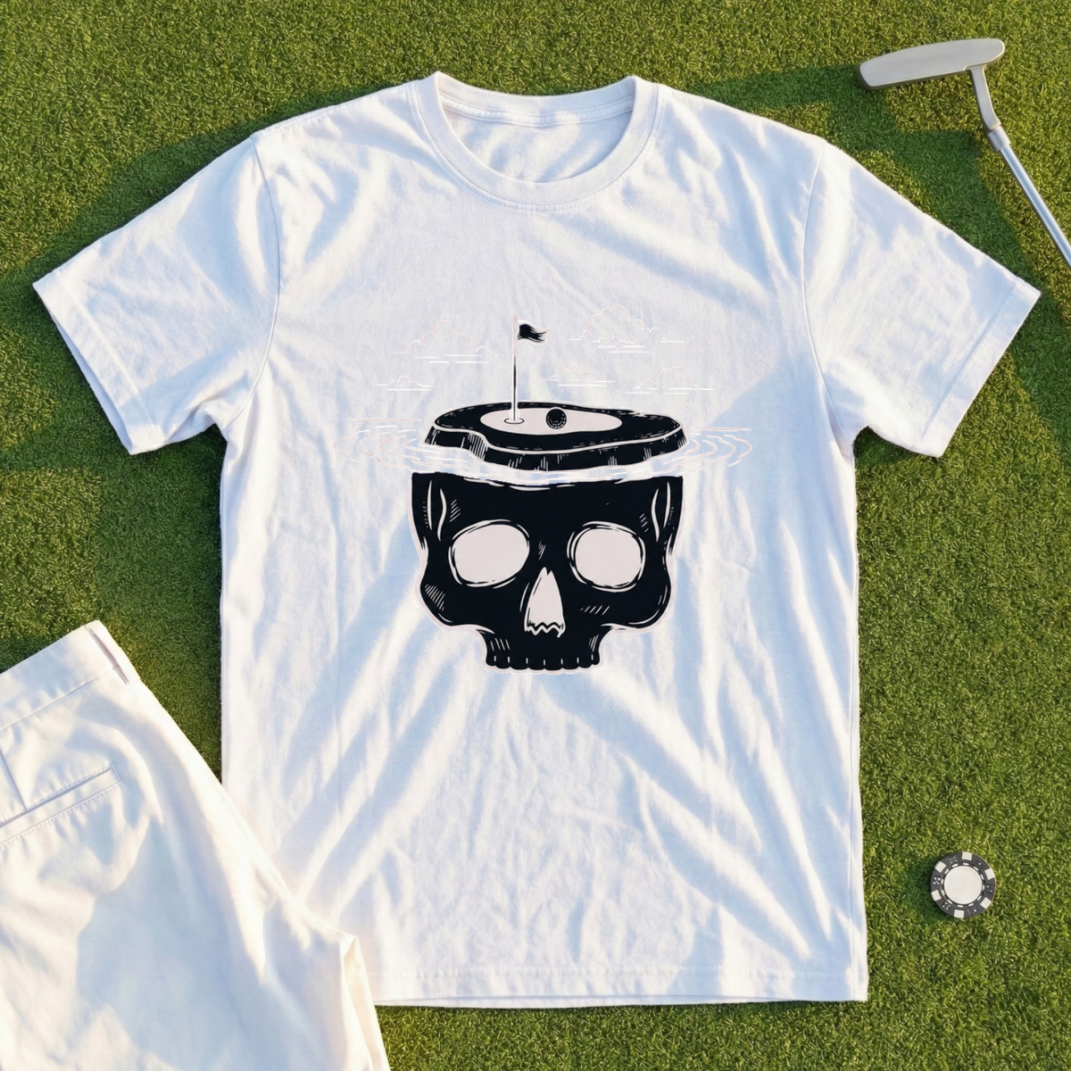 Skull Island Green Tee