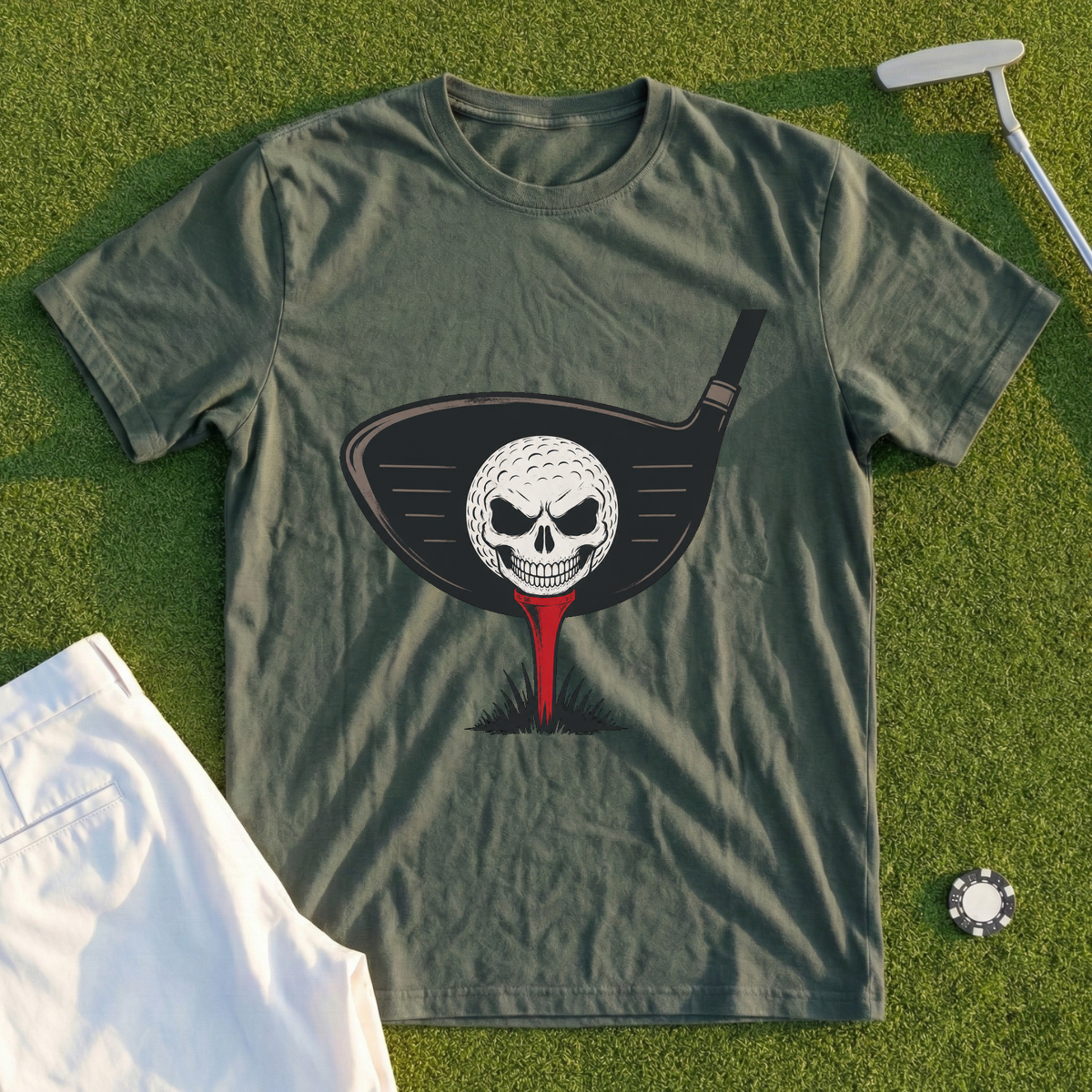 Skull On Tee