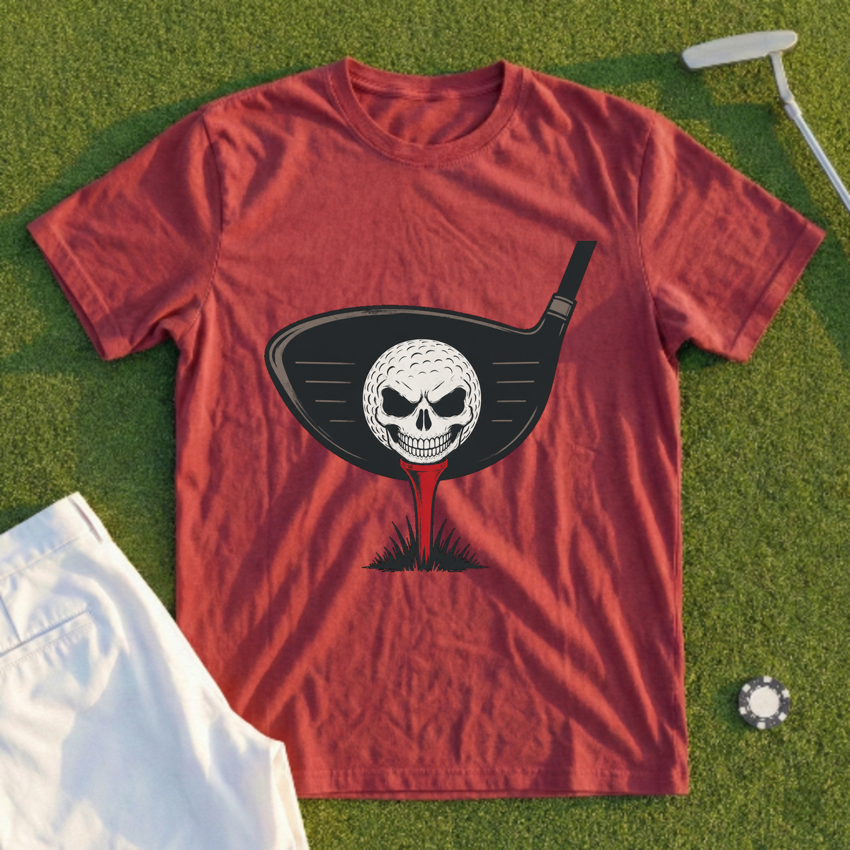 Skull On Tee
