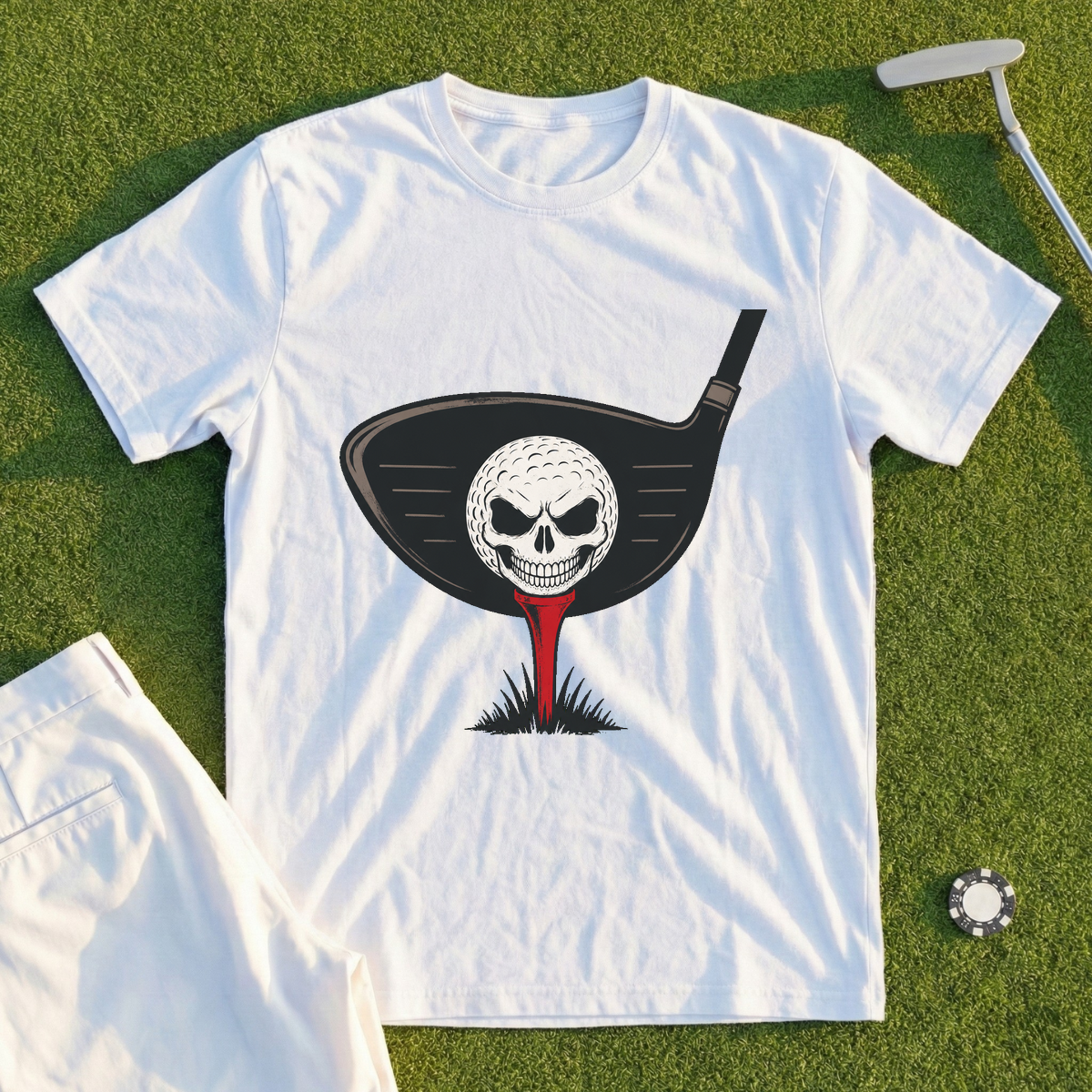 Skull On Tee