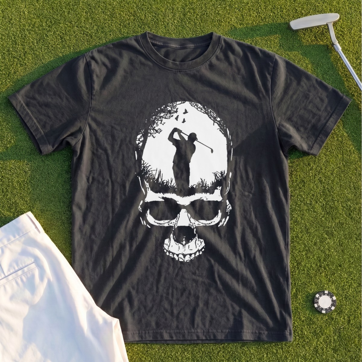 Skull Silhouette Premium Tee