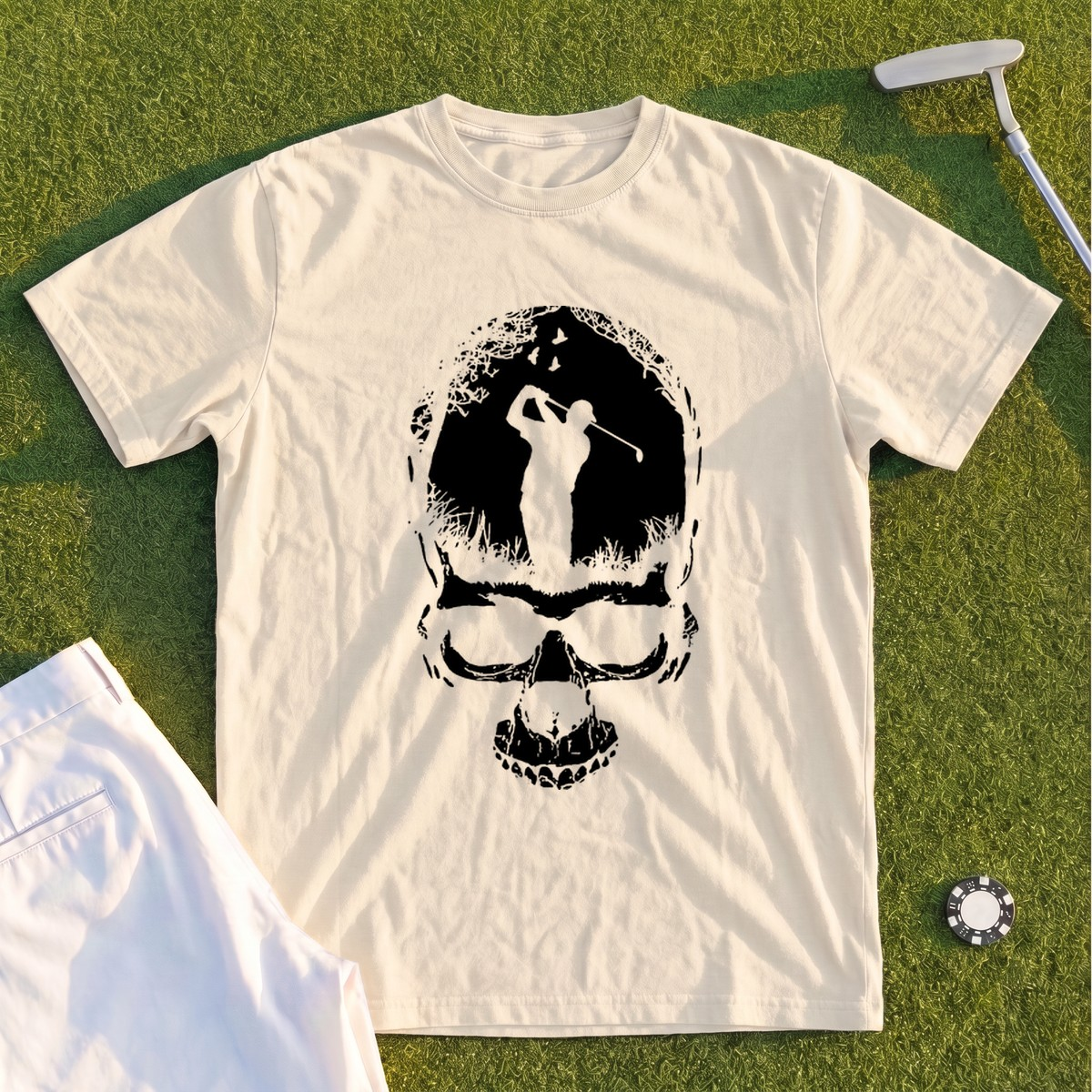 Skull Silhouette Premium Tee