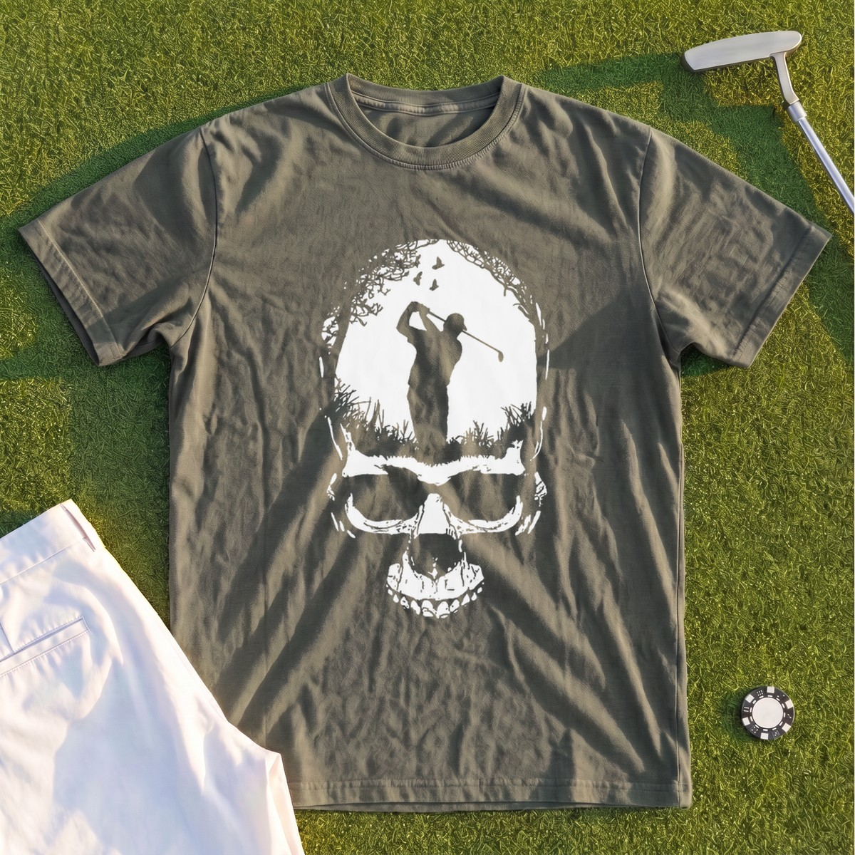 Skull Silhouette Premium Tee