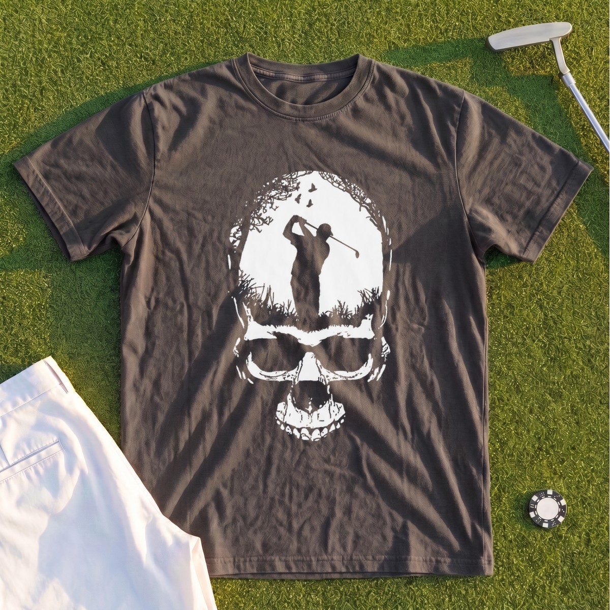 Skull Silhouette Premium Tee