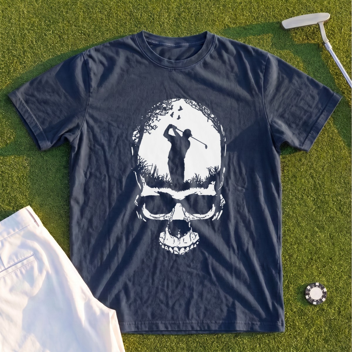 Skull Silhouette Premium Tee