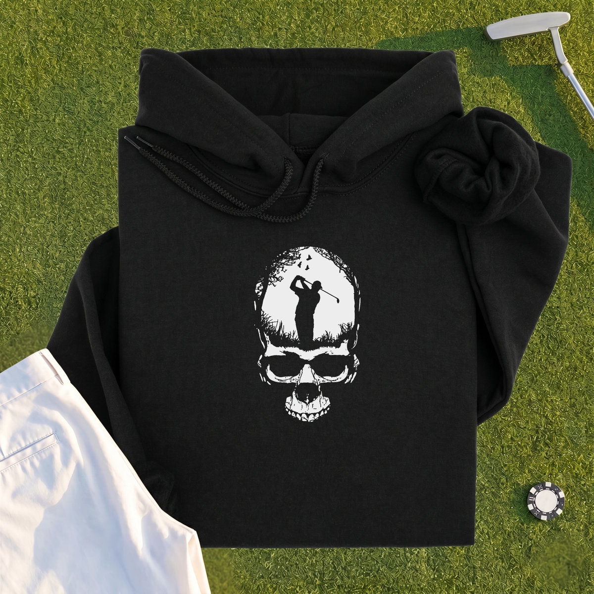 Skull Silhouette Hoodie