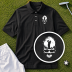 Skull Silhouette Performance Polo