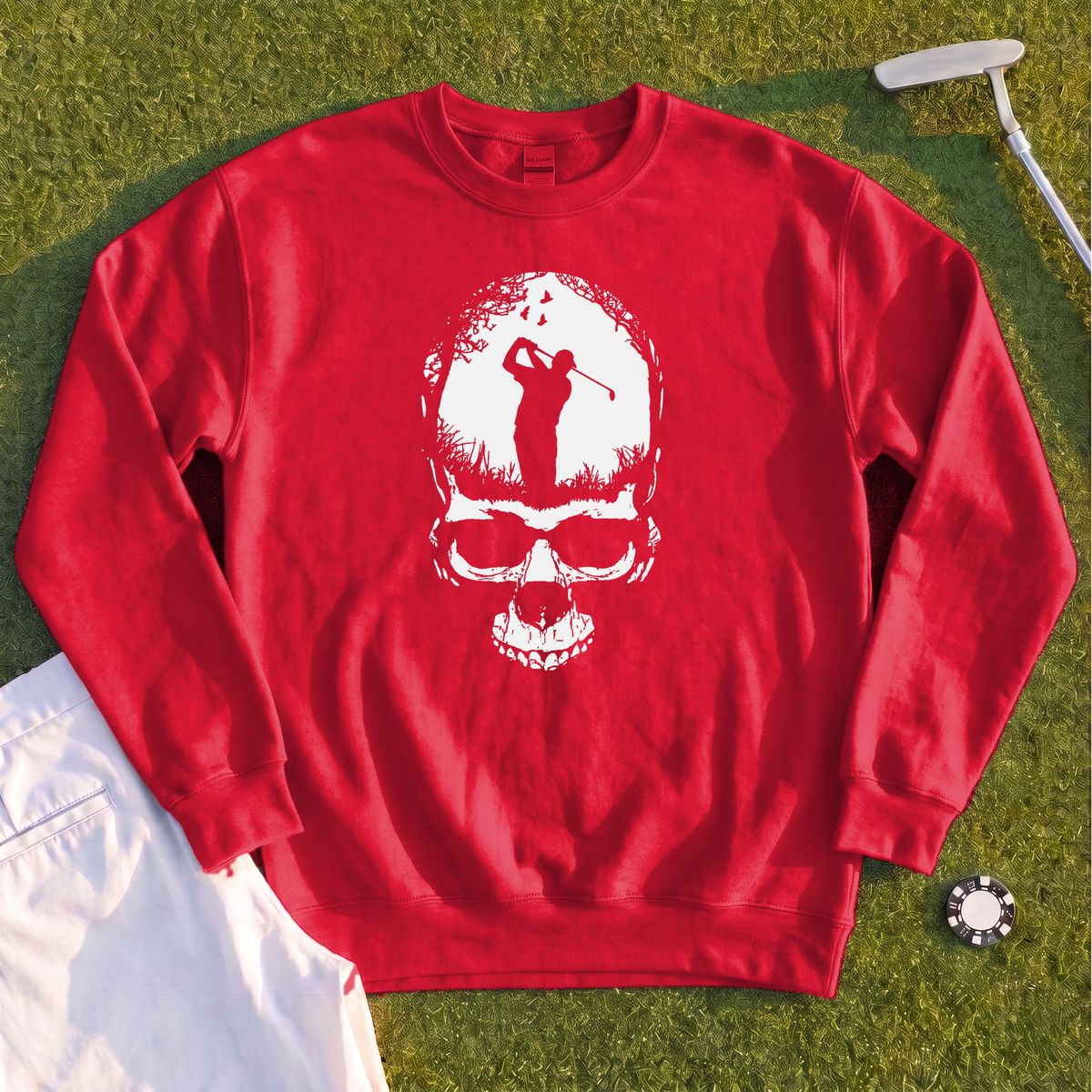 Skull Silhouette Sweatshirt